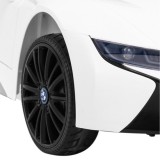 JOKO Elektrické autíčko BMW I8 COUPE LIFT, penové kolesá, kožené sedadlo, USB, MP3, biele