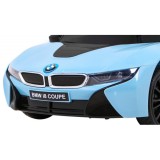 JOKO Elektrické autíčko BMW I8 COUPE LIFT, penové kolesá, kožené sedadlo, USB, MP3, modré