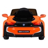 JOKO Elektrické autíčko BMW I8 COUPE LIFT, penové kolesá, kožené sedadlo, USB, MP3, oranžové