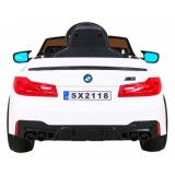 JOKO Elektrické autíčko BMW M5 24V s funkciou DRIFTU, penové kolesá, biele