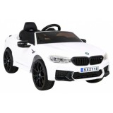 JOKO Elektrické autíčko BMW M5 24V s funkciou DRIFTU, penové kolesá, biele