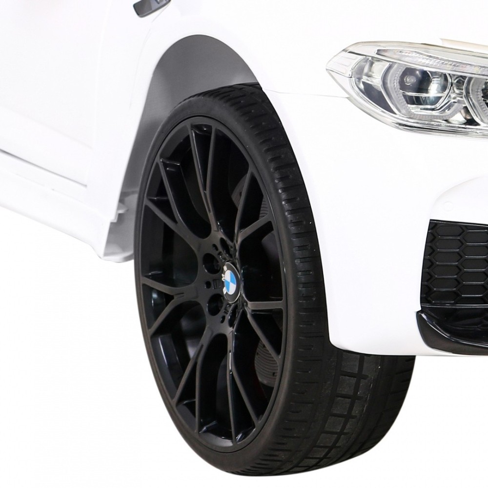 JOKO Elektrické autíčko BMW M5 24V s funkciou DRIFTU, penové kolesá, biele