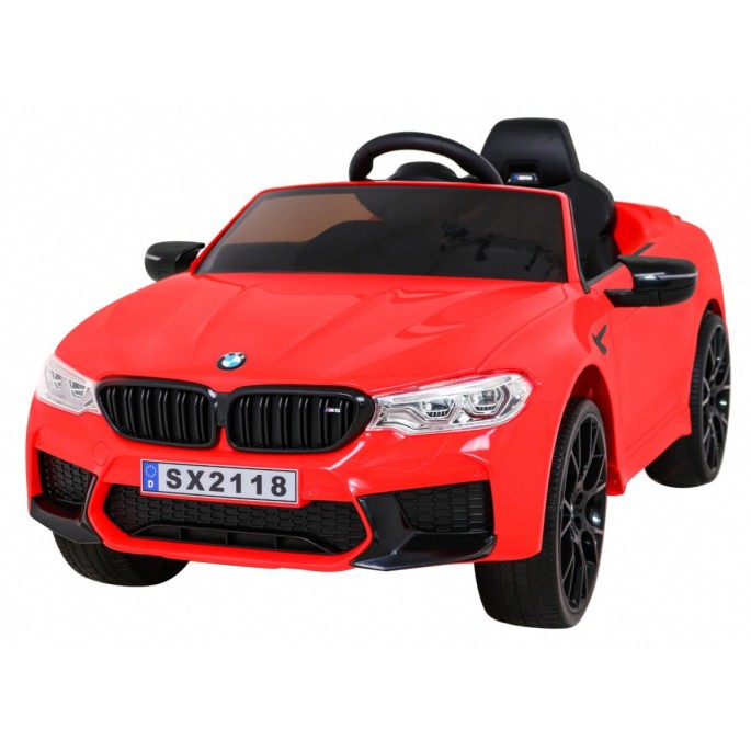 JOKO Elektrické autíčko BMW M5 24V s funkciou DRIFTU, penové kolesá, červené