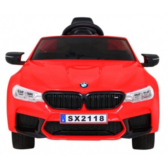 JOKO Elektrické autíčko BMW M5 24V s funkciou DRIFTU, penové kolesá, červené