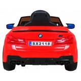 JOKO Elektrické autíčko BMW M5 24V s funkciou DRIFTU, penové kolesá, červené