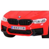 JOKO Elektrické autíčko BMW M5 24V s funkciou DRIFTU, penové kolesá, červené