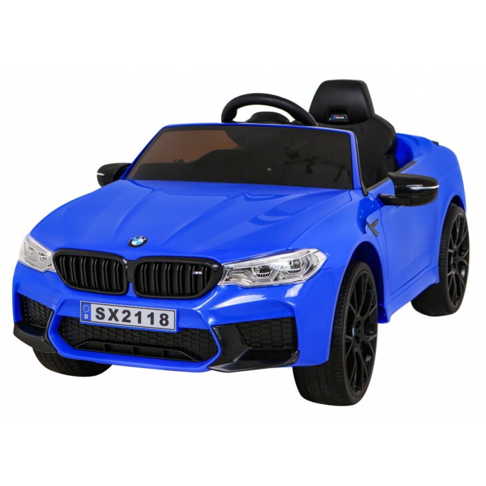 JOKO Elektrické autíčko BMW M5 24V s funkciou DRIFTU, penové kolesá, modré