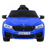 JOKO Elektrické autíčko BMW M5 24V s funkciou DRIFTU, penové kolesá, modré