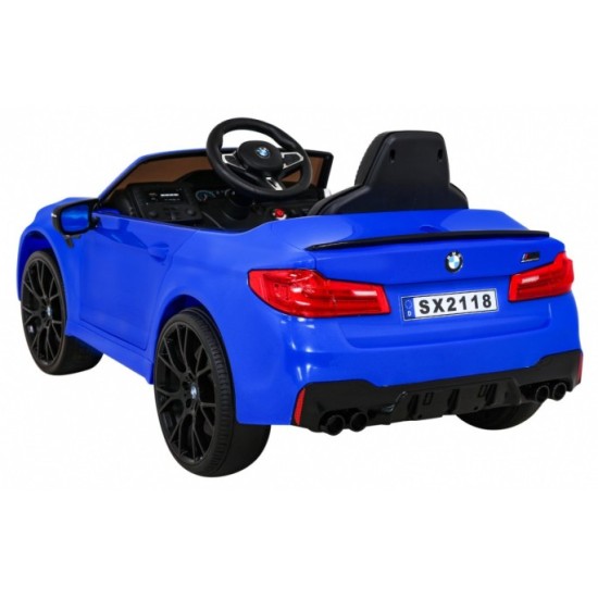 JOKO Elektrické autíčko BMW M5 24V s funkciou DRIFTU, penové kolesá, modré