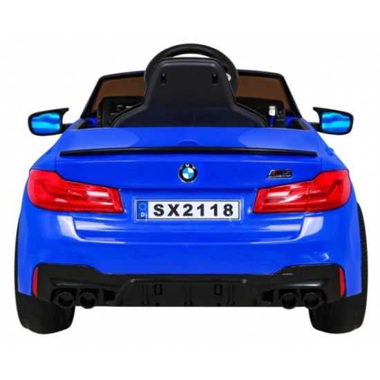 JOKO Elektrické autíčko BMW M5 24V s funkciou DRIFTU, penové kolesá, modré