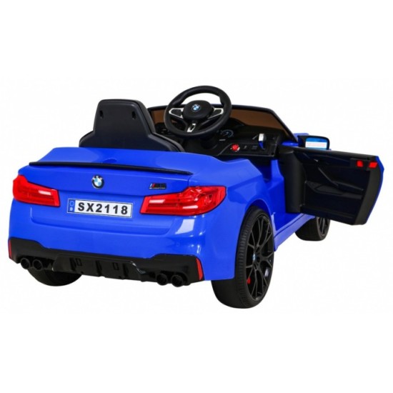 JOKO Elektrické autíčko BMW M5 24V s funkciou DRIFTU, penové kolesá, modré