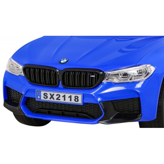 JOKO Elektrické autíčko BMW M5 24V s funkciou DRIFTU, penové kolesá, modré