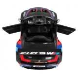 JOKO Elektrické autíčko BMW M6 GT3, penové kolesá, kožené sedadlo, USB, MP3, aktívna ventilácia, čierne