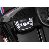 JOKO Elektrické autíčko BMW M6 GT3, penové kolesá, kožené sedadlo, USB, MP3, aktívna ventilácia, čierne