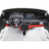 JOKO Elektrické autíčko BMW X6M XXL 2x120W, Dvojmiestne, penové kolesá, kožené sedadlo, USB, nosnosť 50kg, biele