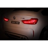 JOKO Elektrické autíčko BMW X6M XXL 2x120W, Dvojmiestne, penové kolesá, kožené sedadlo, USB, nosnosť 50kg, biele