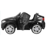 JOKO Elektrické autíčko BMW X6M XXL 2x120W, Dvojmiestne, penové kolesá, kožené sedadlo, USB, nosnosť 50kg, čierne