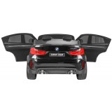 JOKO Elektrické autíčko BMW X6M XXL 2x120W, Dvojmiestne, penové kolesá, kožené sedadlo, USB, nosnosť 50kg, čierne