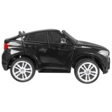 JOKO Elektrické autíčko BMW X6M XXL 2x120W, Dvojmiestne, penové kolesá, kožené sedadlo, USB, nosnosť 50kg, čierne