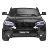 JOKO Elektrické autíčko BMW X6M XXL 2x120W, Dvojmiestne, penové kolesá, kožené sedadlo, USB, nosnosť 50kg, čierne
