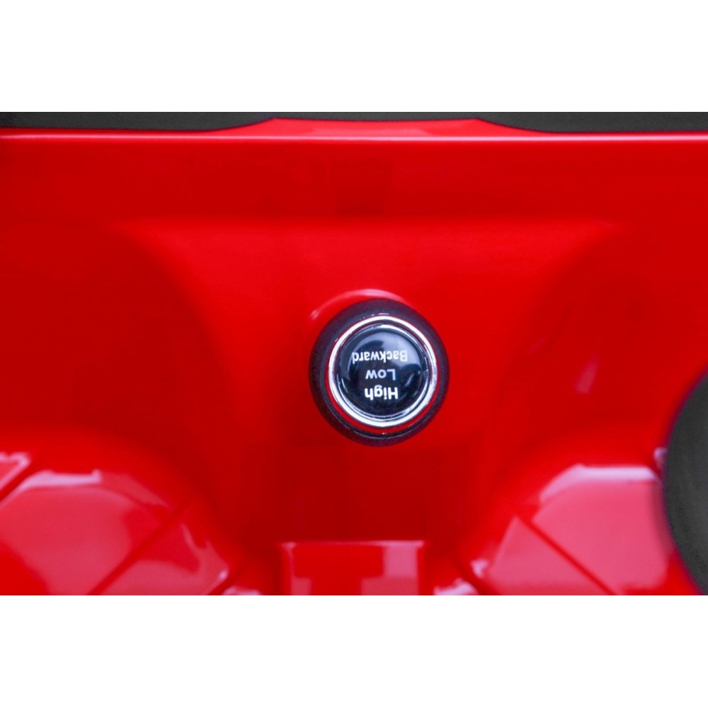 JOKO Elektrické autíčko BMW X6M XXL 2x120W, dvojmiestne, penové kolesá, kožené sedadlo, USB, červené