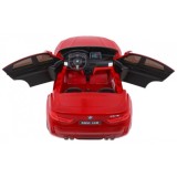 JOKO Elektrické autíčko BMW X6M XXL 2x120W, LAKOVANÉ, penové kolesá, dvojmiestne, kožené sedadlo, USB, červené