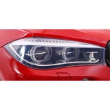 JOKO Elektrické autíčko BMW X6M XXL 2x120W, LAKOVANÉ, penové kolesá, dvojmiestne, kožené sedadlo, USB, červené