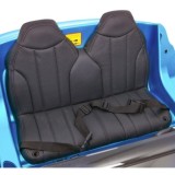 JOKO Elektrické autíčko BMW X6M XXL 2x120W, LAKOVANÉ, Dvojmiestne, penové kolesá, kožené sedadlo, USB, nosnosť 50kg, modré