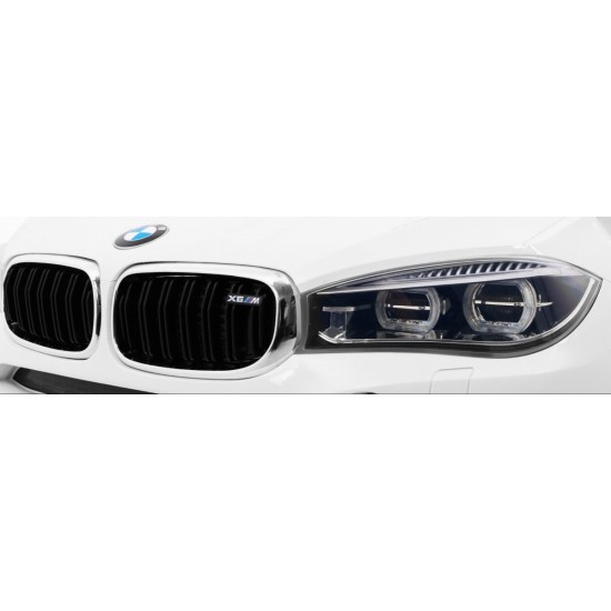 JOKO Elektrické autíčko BMW X6M, penové kolesá, kožené sedadlo, USB, biele