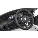 JOKO Elektrické autíčko BMW X6M, penové kolesá, kožené sedadlo, USB, biele