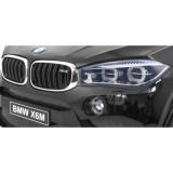 JOKO Elektrické autíčko BMW X6M, Lakované, penové kolesá, kožené sedadlo, USB, čierne