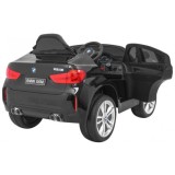 JOKO Elektrické autíčko BMW X6M, Lakované, penové kolesá, kožené sedadlo, USB, čierne