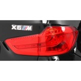 JOKO Elektrické autíčko BMW X6M, Lakované, penové kolesá, kožené sedadlo, USB, čierne