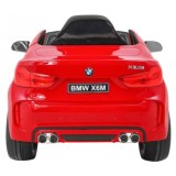 JOKO Elektrické autíčko BMW X6M, Lakované, penové kolesá, kožené sedadlo, USB, červené