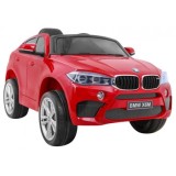 JOKO Elektrické autíčko BMW X6M, Lakované, penové kolesá, kožené sedadlo, USB, červené