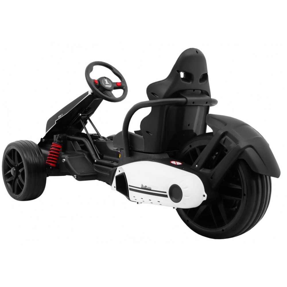 JOKO Elektrické autíčko, elektrická Motokára, 3-kolesová, Bolid XR-1, penové kolesá, biela