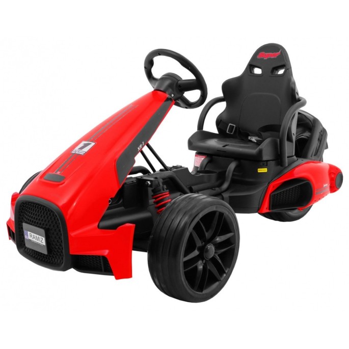 JOKO Elektrické autíčko, elektrická Motokára, 3-kolesová, Bolid XR-1, penové kolesá, červená