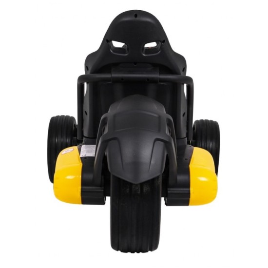 JOKO Elektrické autíčko, elektrická Motokára, 3-kolesová, Bolid XR-1, penové kolesá, žltá