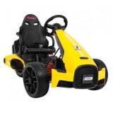 JOKO Elektrické autíčko, elektrická Motokára, 3-kolesová, Bolid XR-1, penové kolesá, žltá