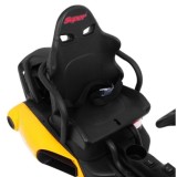 JOKO Elektrické autíčko, elektrická Motokára, 3-kolesová, Bolid XR-1, penové kolesá, žltá