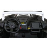 JOKO Elektrické autíčko Buggy 4x4 ATV Racing 200W 24V, nosnosť 60kg, Dvojmiestne, penové kolesá, biele
