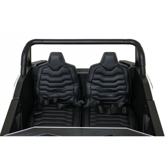 JOKO Elektrické autíčko Buggy 4x4 ATV Racing 200W 24V, nosnosť 60kg, Dvojmiestne, penové kolesá, biele