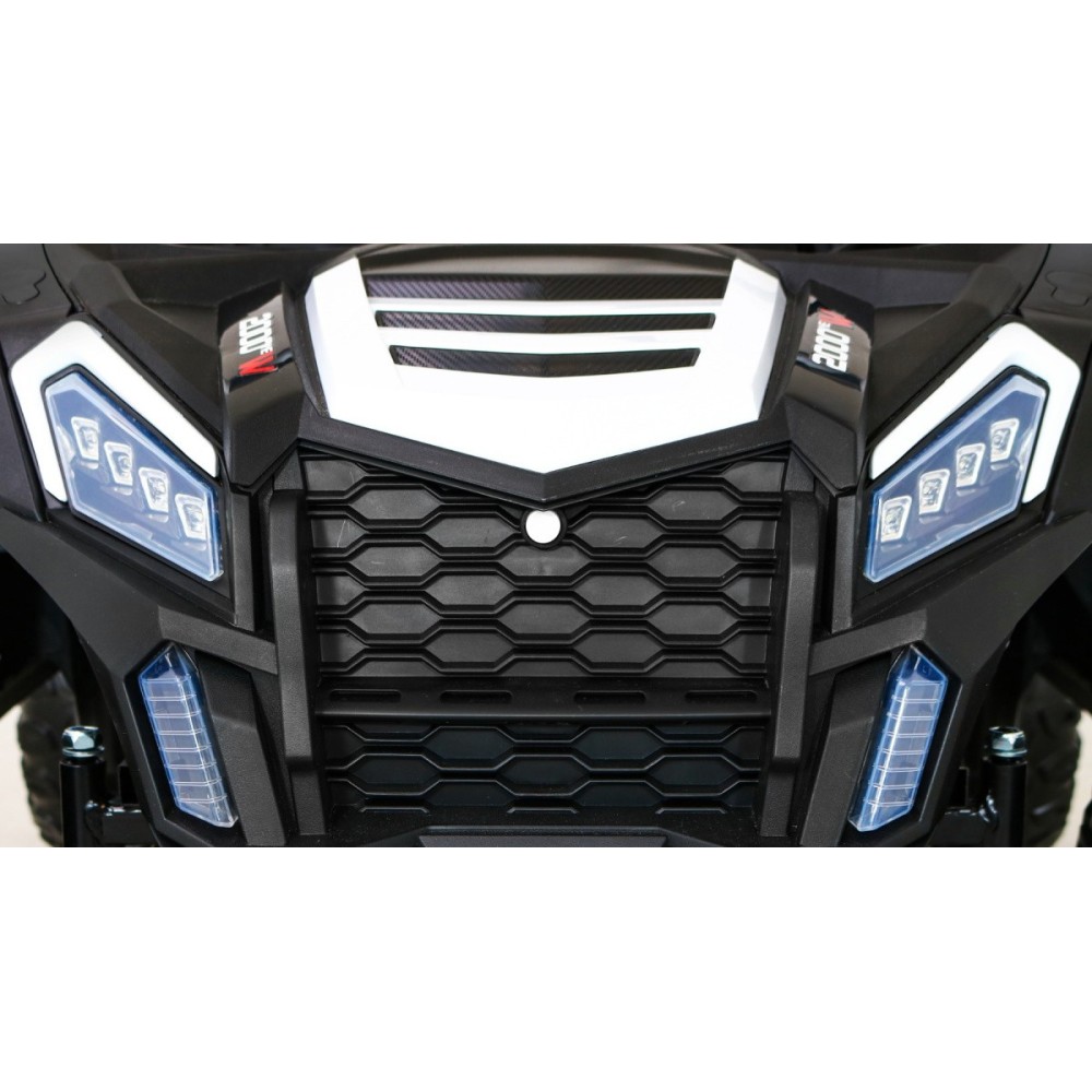 JOKO Elektrické autíčko Buggy 4x4 ATV Racing 200W 24V, nosnosť 60kg, Dvojmiestne, penové kolesá, biele