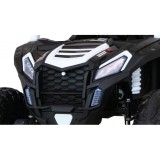 JOKO Elektrické autíčko Buggy 4x4 ATV Racing 200W 24V, nosnosť 60kg, Dvojmiestne, penové kolesá, biele