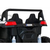 JOKO Elektrické autíčko Buggy 4x4 ATV Racing 200W 24V, nosnosť 60kg, Dvojmiestne, penové kolesá, biele