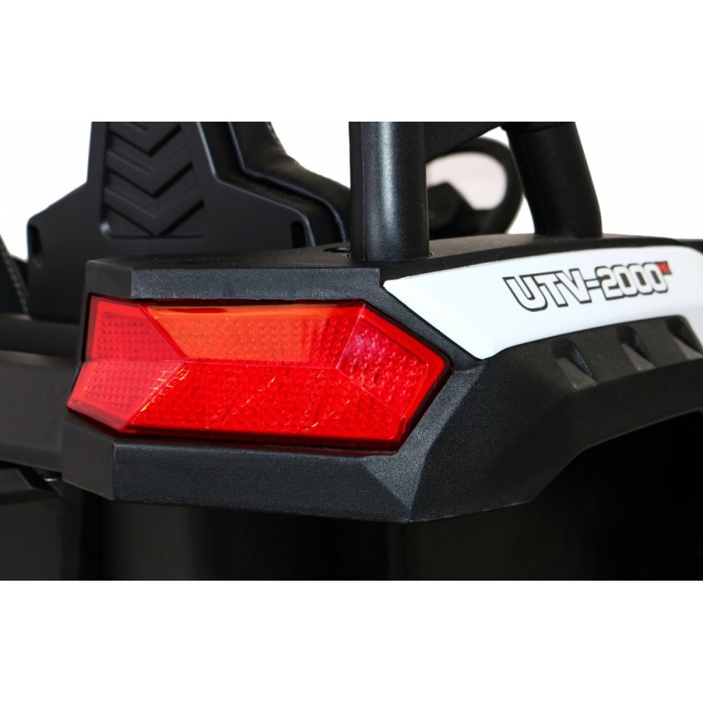 JOKO Elektrické autíčko Buggy 4x4 ATV Racing 200W 24V, nosnosť 60kg, Dvojmiestne, penové kolesá, biele