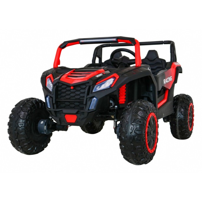 JOKO Elektrické autíčko Buggy 4x4 ATV Racing 200W 24V, nosnosť 60kg, Dvojmiestne, penové kolesá, červené