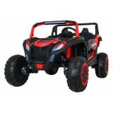 JOKO Elektrické autíčko Buggy 4x4 ATV Racing 200W 24V, nosnosť 60kg, Dvojmiestne, penové kolesá, červené