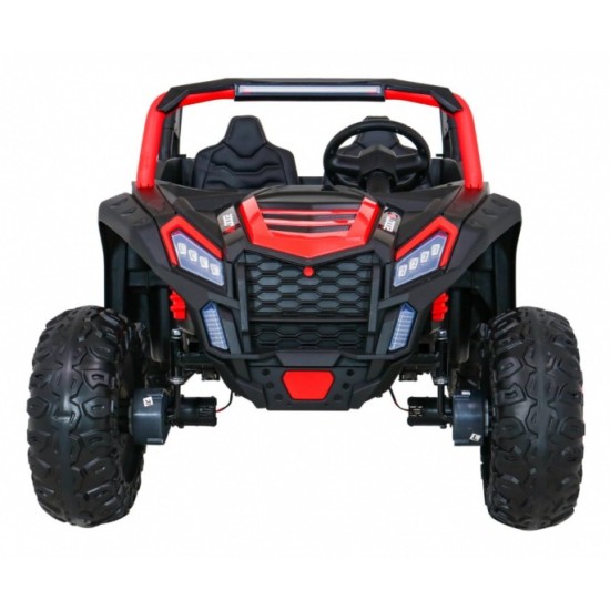 JOKO Elektrické autíčko Buggy 4x4 ATV Racing 200W 24V, nosnosť 60kg, Dvojmiestne, penové kolesá, červené