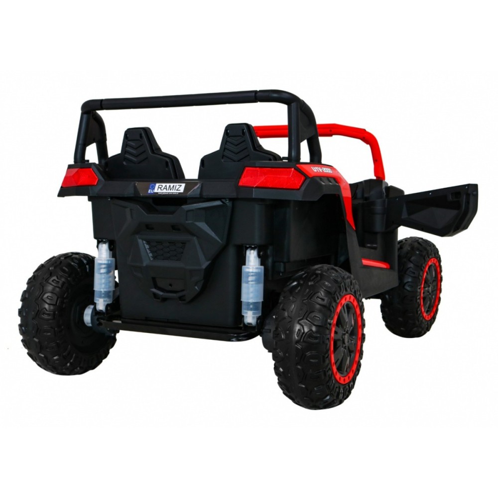 JOKO Elektrické autíčko Buggy 4x4 ATV Racing 200W 24V, nosnosť 60kg, Dvojmiestne, penové kolesá, červené